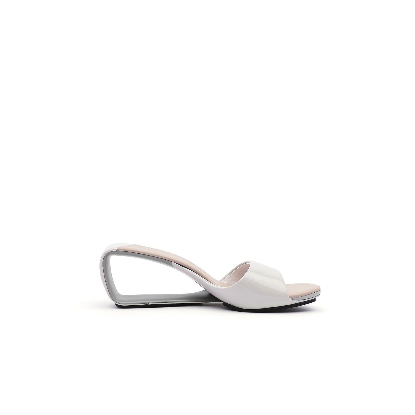 Hollow Wedge Slip-On Sandals-2