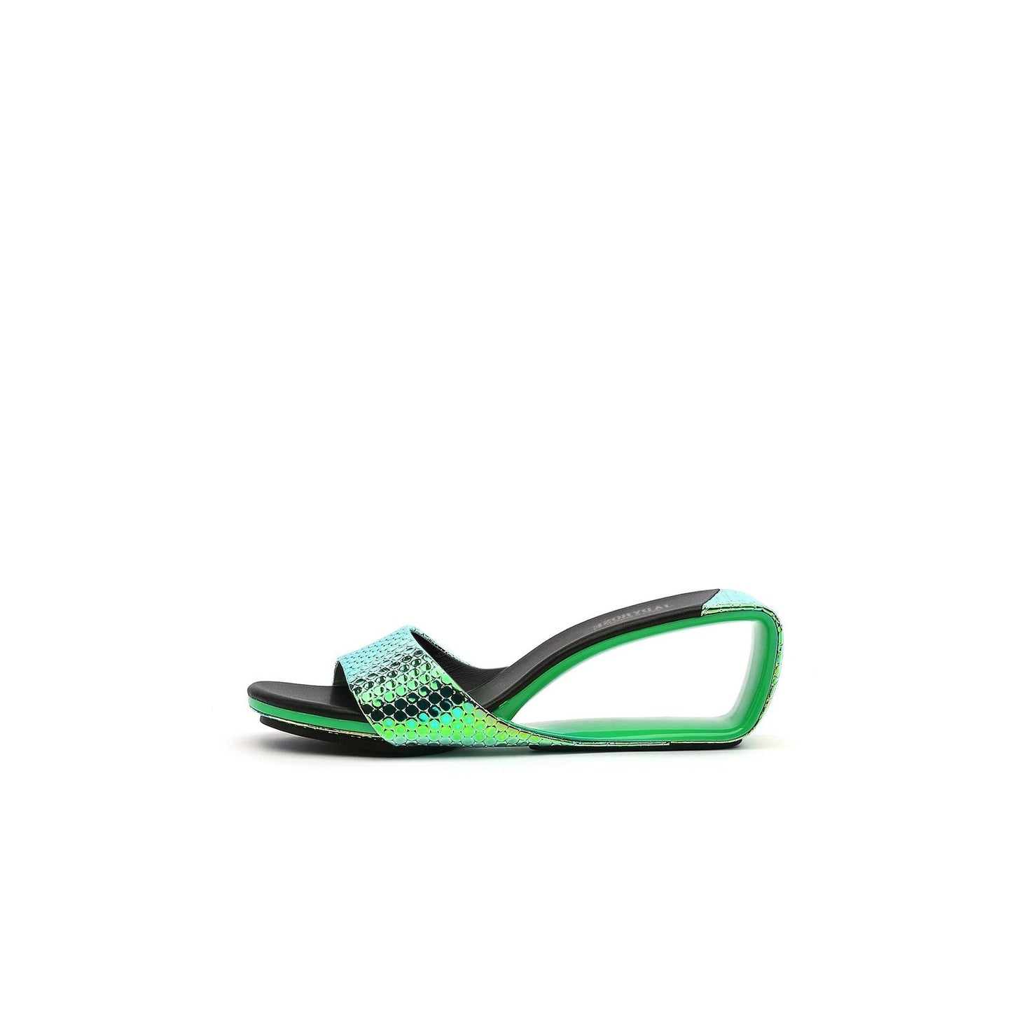 Hollow Wedge Slip-On Sandals-5