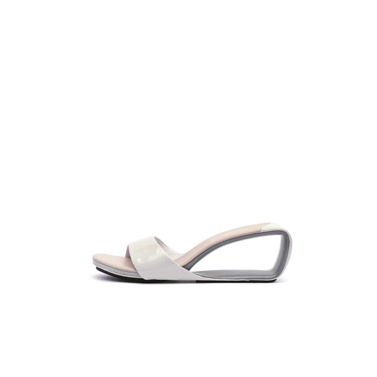 Hollow Wedge Slip-On Sandals-0